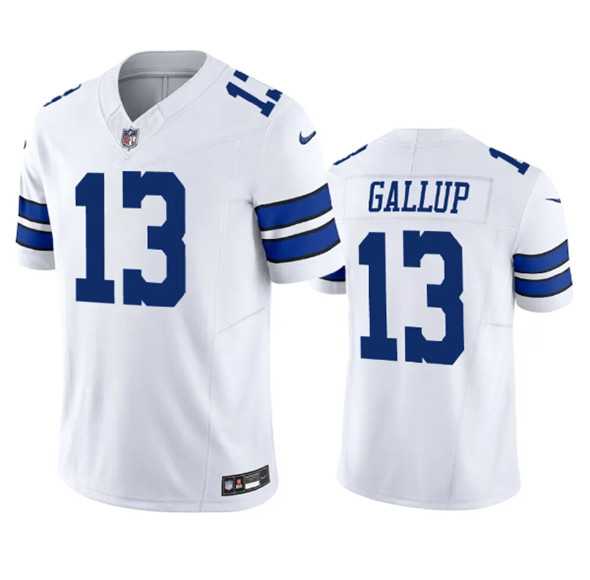 Men & Women & Youth Dallas Cowboys #13 Michael Gallup White 2023 F.U.S.E. Vapor Limited Stitched Football Jersey